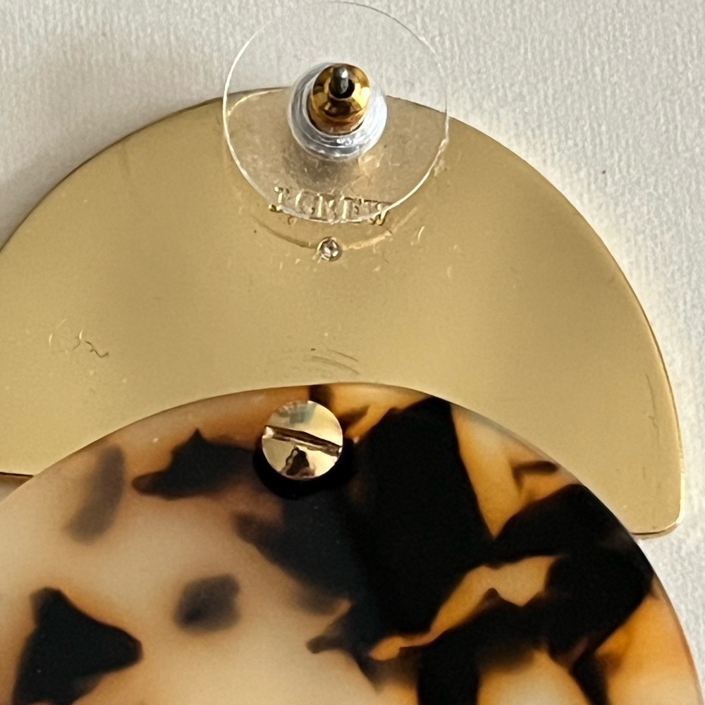 J.Crew Tortoiseshell Gold Statement Making Modern… - image 5